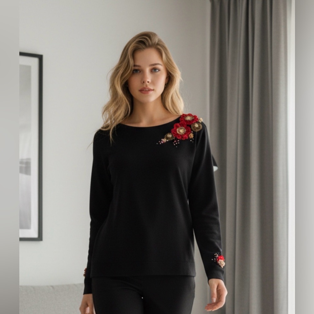 Cartise Women Sweather Top Size Large see Description